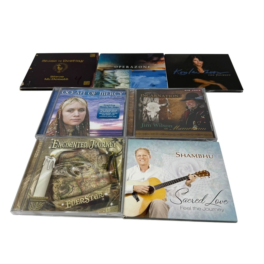 7 New Age World Music CD Lot Steve McDonald Jaya Lakshmi Shambhu Jim Wilson